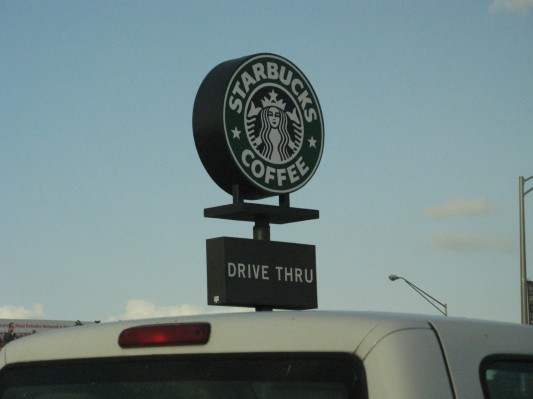 Drive in kaffe -det er jo USA