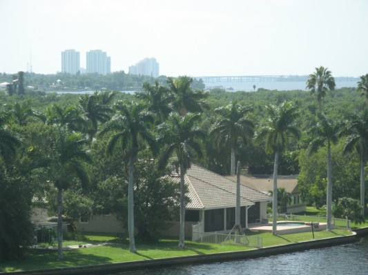 Udsigt ind mod Ft Myers